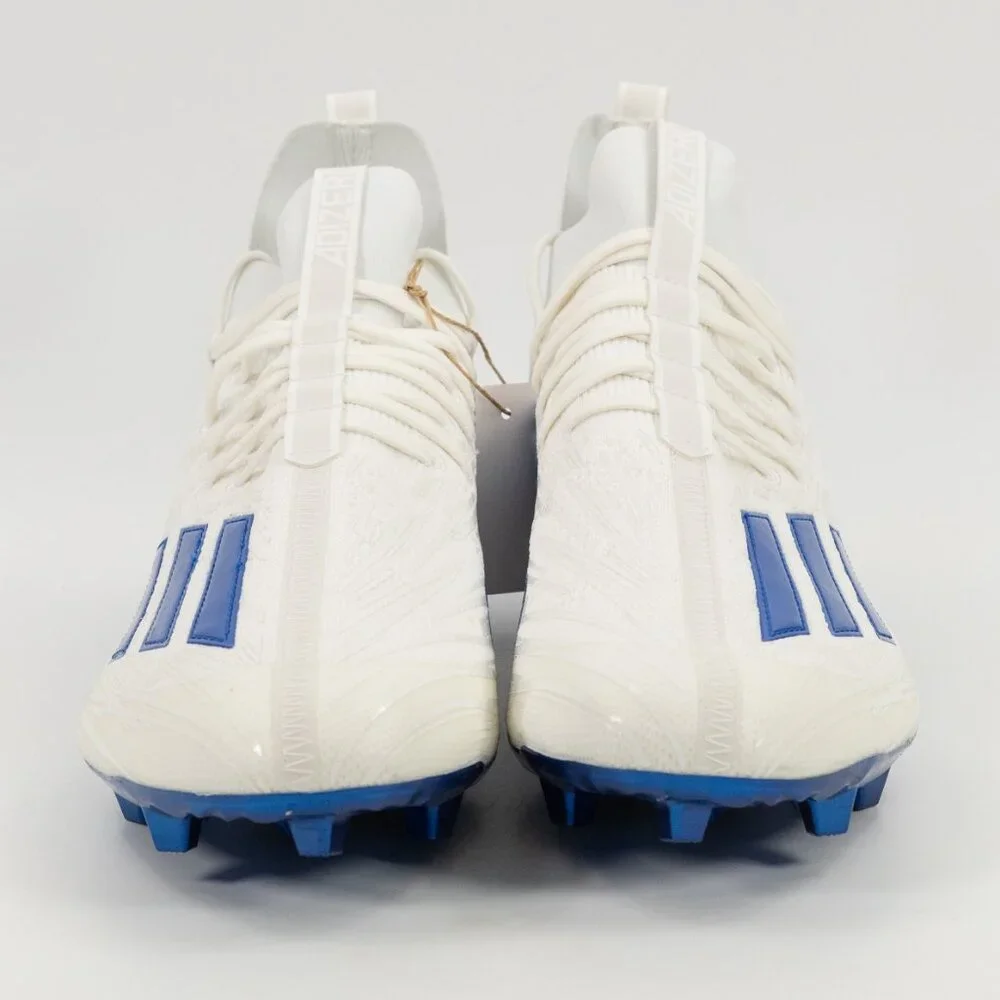 Adidas Adizero Primeknit 'White Royal Blue' GV9621 Football Cleats Multi Size